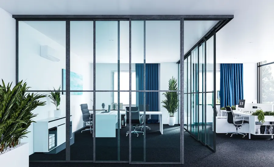 جلوه طراحی و زیبایی‌شناسی در نصب پارتیشن اداری