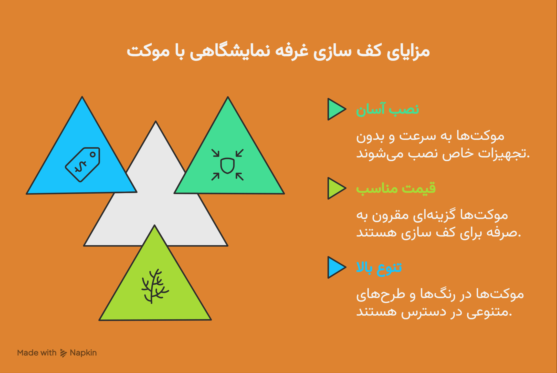 مزایای کف سازی موکت
